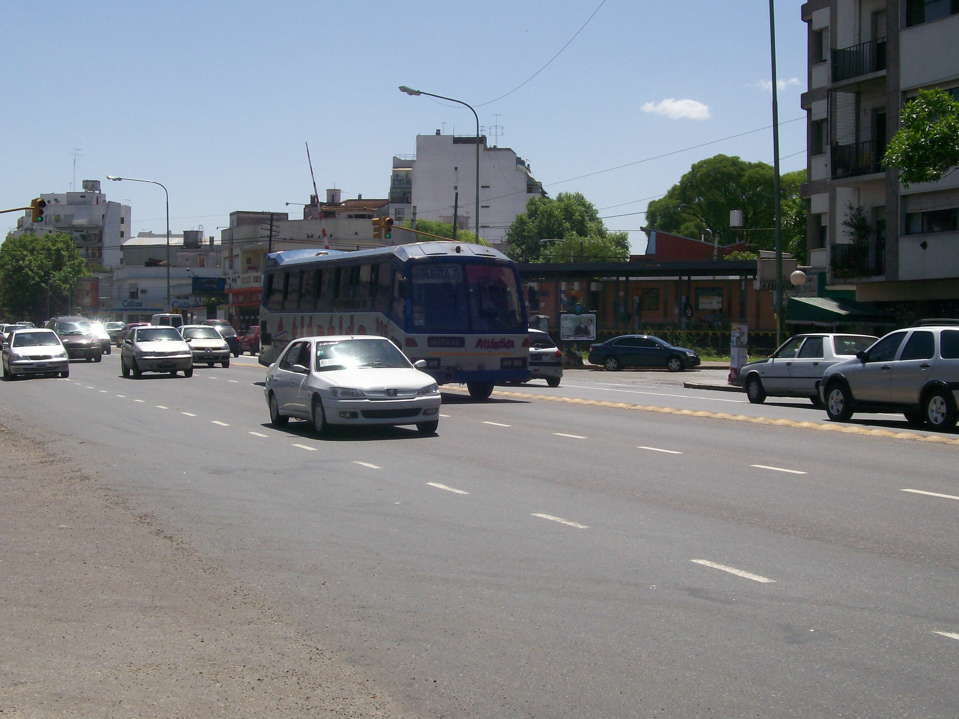 San Martín Avenue - 6100 block. Agronomía, Buenos Aires.El Detalle bus (#305), line 410/429 (operated as a line 57 bus), Transportes Atlántida S.A.C. operator.