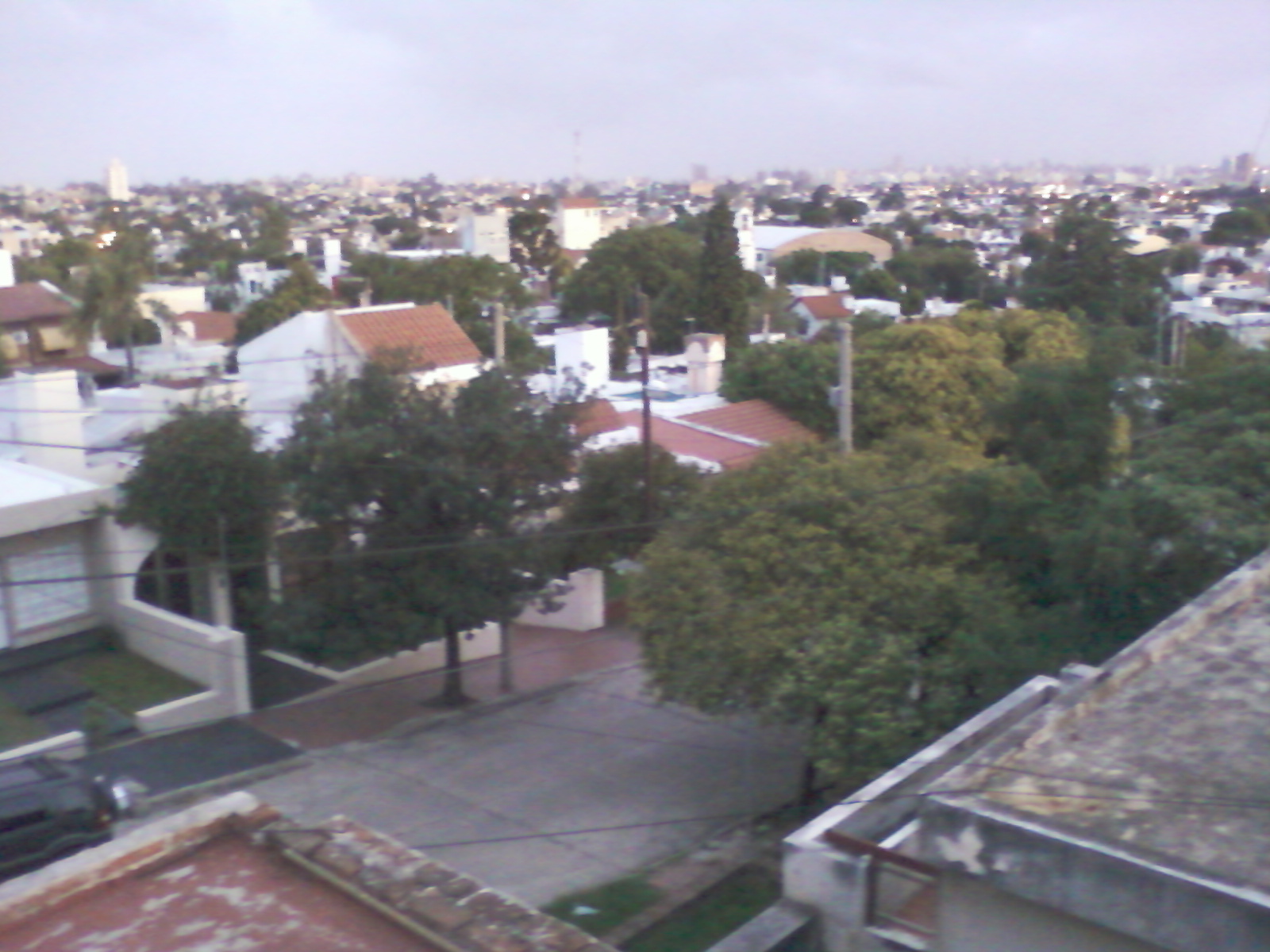 Desde el techo la ciudad